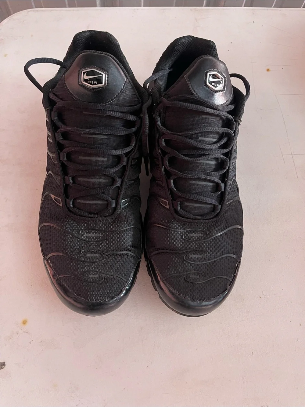 Nike Air Max Plus TN Triple Black – Men’s Size 15 – Restoration/Custom Project